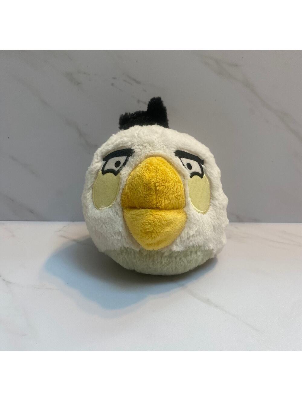 Commonwealth Angry Birds White Bird Matilda 5" Plush No Sound 2010